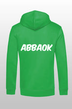 Lade das Bild in den Galerie-Viewer, Abbaok Schriftzug Hoodie Grün Duo