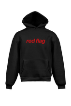Lade das Bild in den Galerie-Viewer, Red Flag Oversized Hoodie