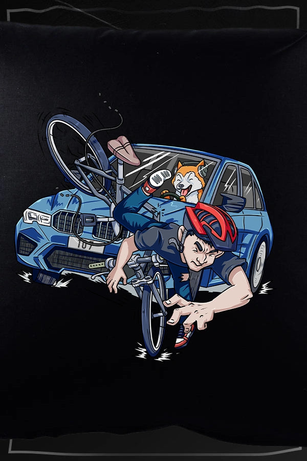 Radlfahrer Kissen black