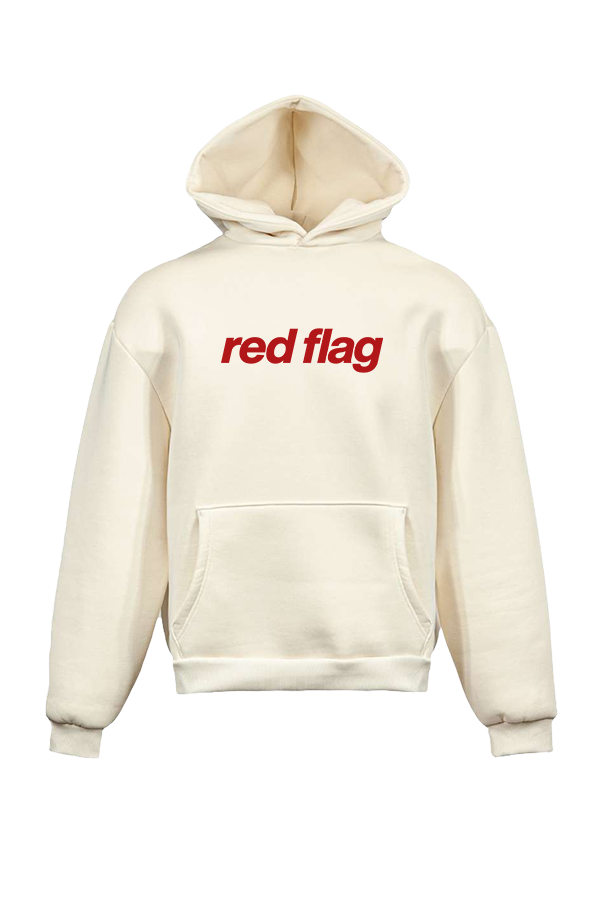 Red Flag Oversized Hoodie