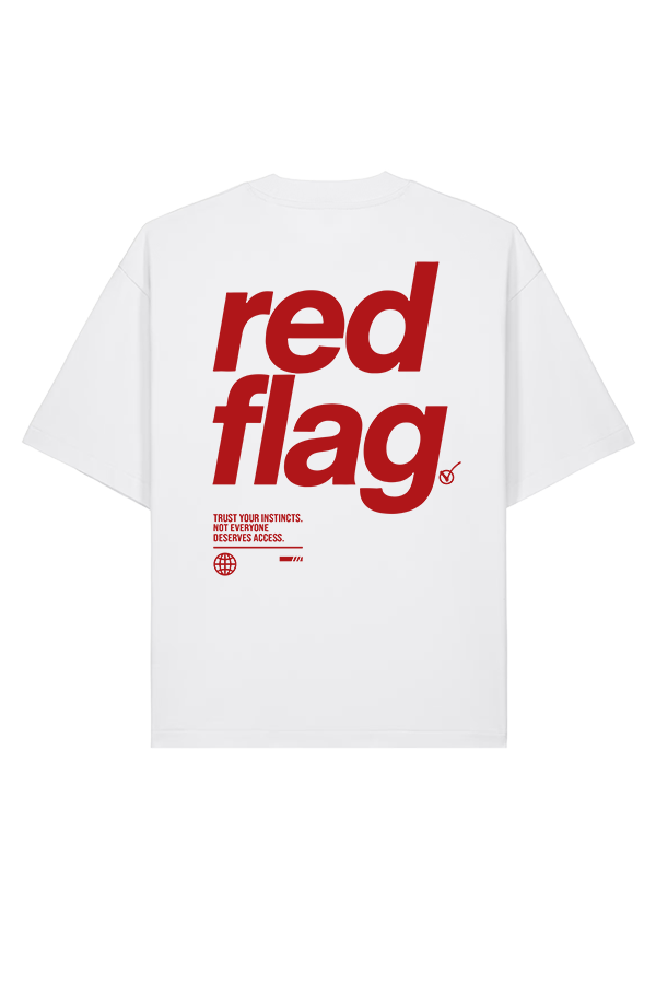 Red Flag Oversized T-Shirt