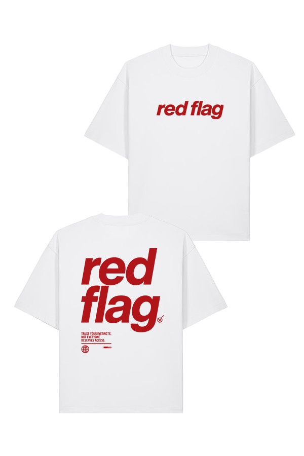 Red Flag Oversized T-Shirt