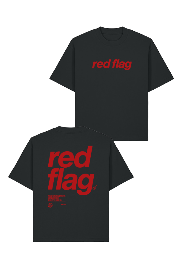 Red Flag Oversized T-Shirt