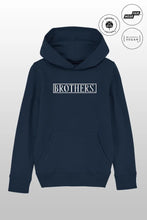 Lade das Bild in den Galerie-Viewer, Brothers United Sweat à capuche Bleu Enfants
