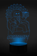 Lade das Bild in den Galerie-Viewer, Abge Thron 3D LED Lampe

