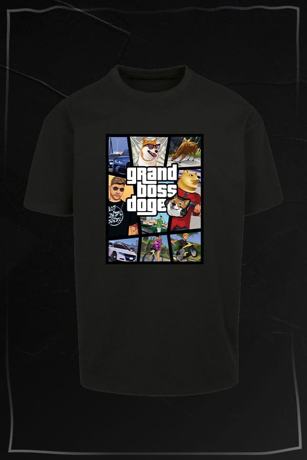 Grand boss doge Oversize Shirt black