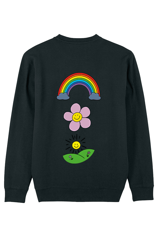 Sweat-shirt Noir Souka