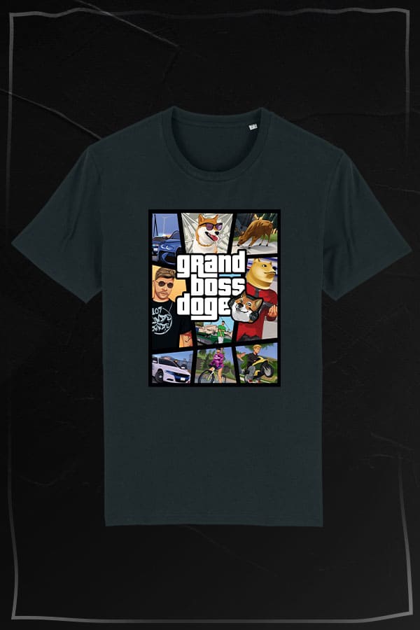 Grand boss doge Shirt black