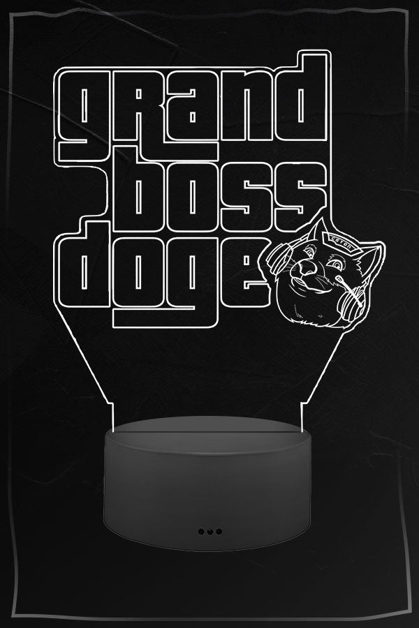 Grand Boss Doge LED Lampe