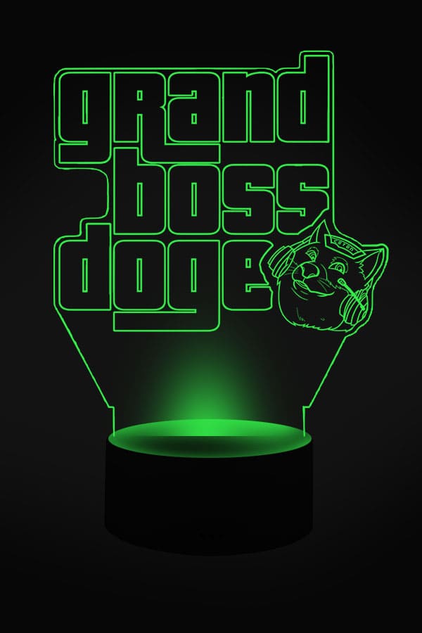 Grand Boss Doge LED Lampe