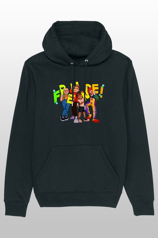 Freunde Hoodie black