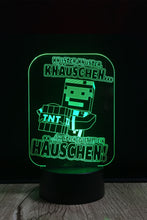 Lade das Bild in den Galerie-Viewer, Zwiebackgesicht 3D LED Lampe
